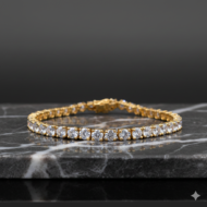 Classic Round Diamond Tennis Bracelet - Image 3