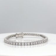 Classic Round Diamond Tennis Bracelet - Image 7
